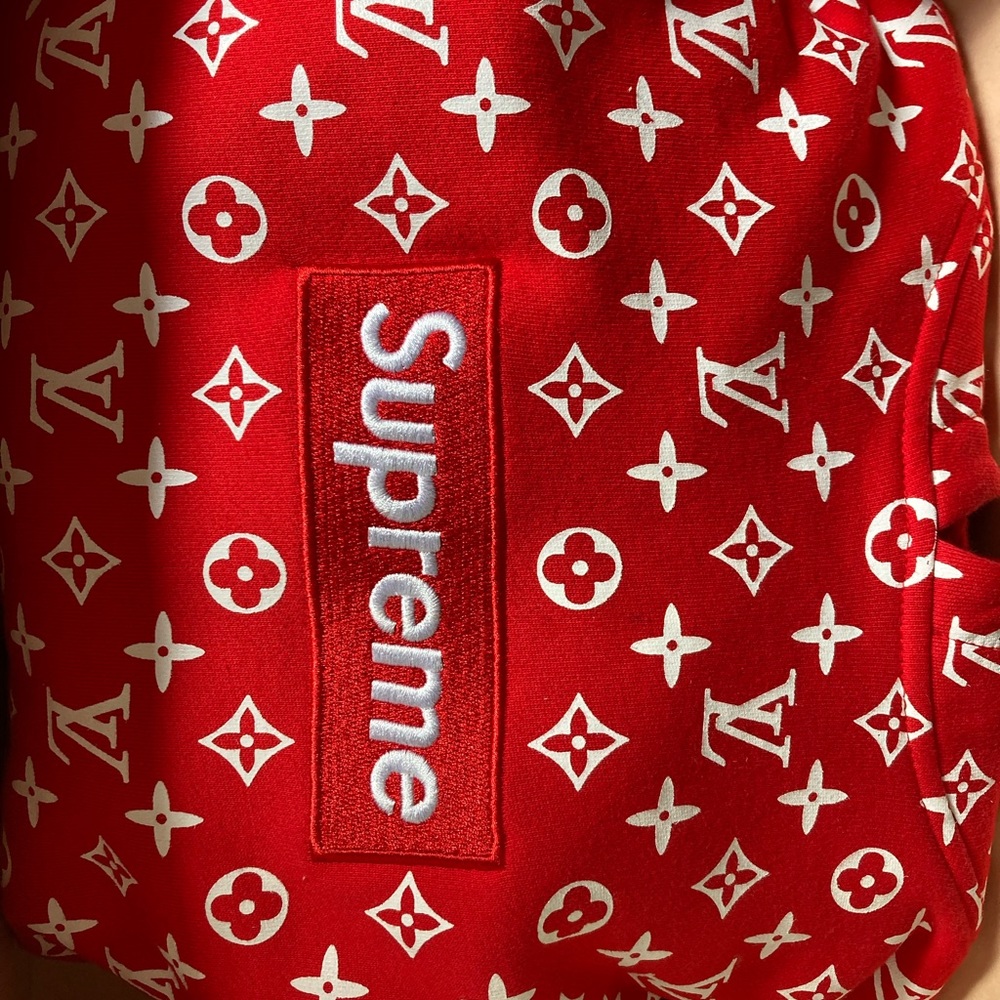 Louis Vuitton/ Supreme Collab sweater
